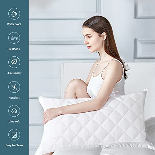 Protector De Almohada Impermeable Unilibra, Acolchado, Tamañ