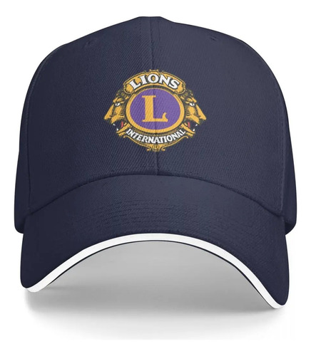 Gorra De Béisbol Estampada De Lions Club International