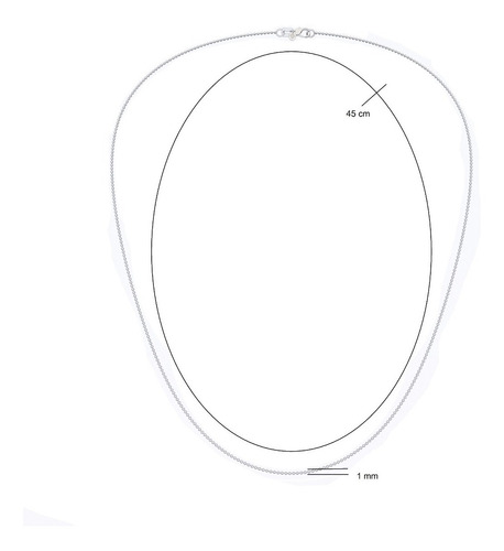 Imagen 3 de 10 de Cadena De Plata 925 Bolita Diamantada 45 Cm Agálea Joyería