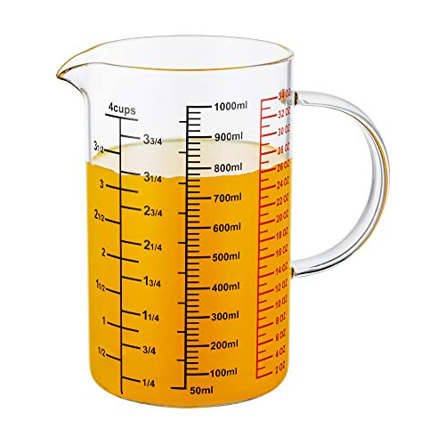 Glass Measuring Cup-[insulated Handle | V-shaped Spout]...