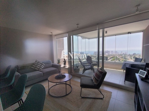 Depto Con Gran Vista , Piso Alto. 2 Dorm.bosques De Montemar