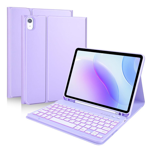 Funda Para iPad Air De 5ª Generación Con Teclado De 10.9 Pul