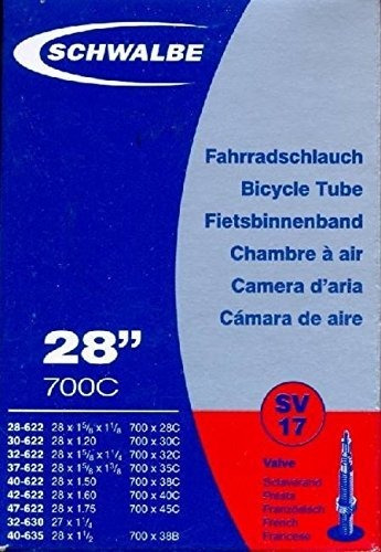 Schwalbe Sv17 Tubo Interior Con Sclaverand 27/28/28 (etrto