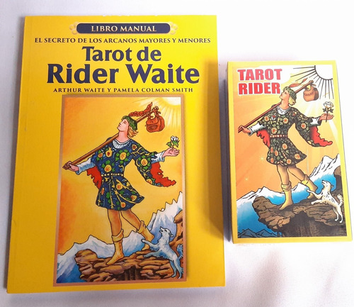 Tarot Rider Waite+libro Manual Como Aprender A Leer El Tarot