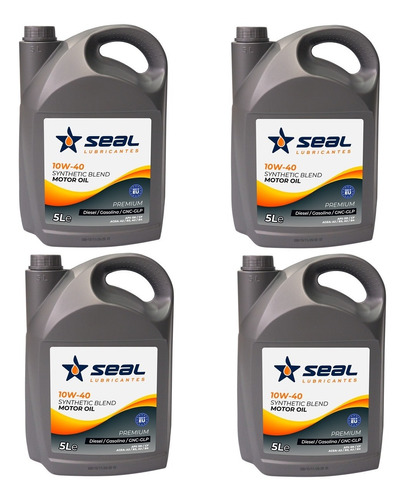 Aceite Seal Packx4 Full Semisintetico 10w40 X 5 Litros Impor