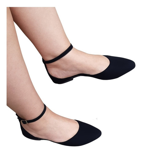 Imagem 4 de 6 de Kit 3 Pares Sapatilha Feminina Rasteirinha Flat Rasteira