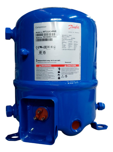 Compressor Maneurop 2hp Mt22-4v Trifásico R22