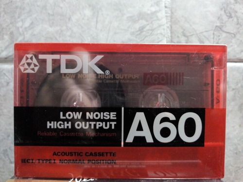 Tdk A60 Cassette Hecho En Japan Usa 198? Nuevo Cerrado