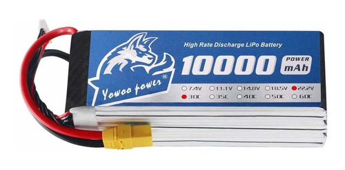 Bateria Lipo 22.2v 10000mah 30c 6s Xt90 Plug Yowoo Power