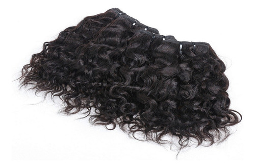 25cm Onda De Agua 100% Cabello Humano 3 Paquetes Virgen Cabe