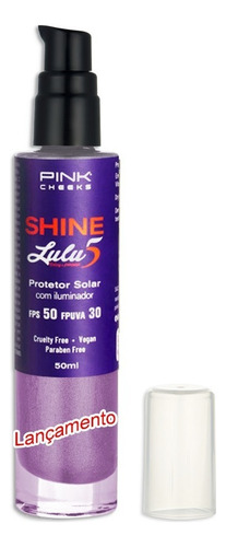 Shine Protetor Solar Corporal Iluminador Fps50 Lulufive 50ml