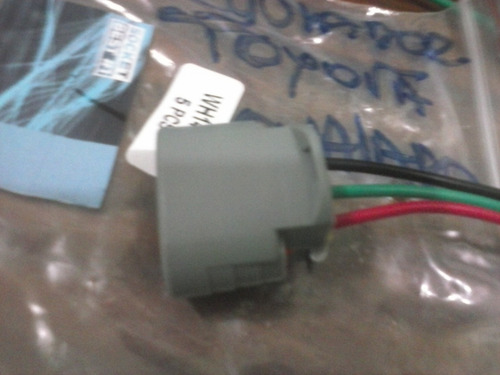 Conector Regulador Alternador Toyota Corolla Ovalado G5