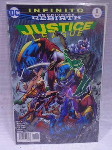 Justice League Rebirth Vol.11 Dc Comic´s Televisa 2018