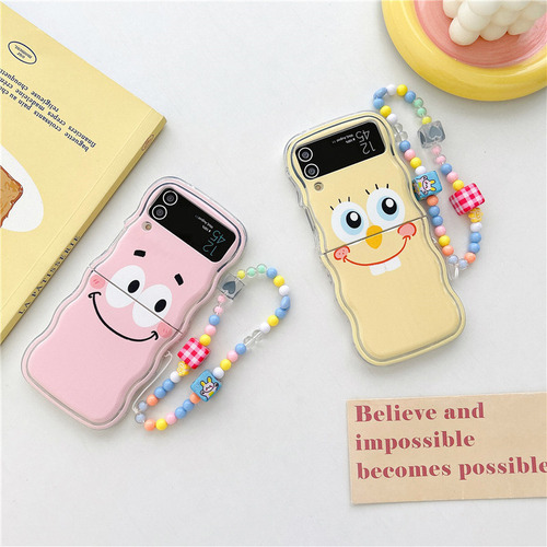 Js Funda Para Teléfono Z Flip3/4 Bob Esponja