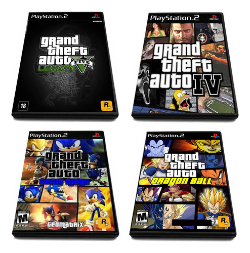 Juego De - Playstation 2 - Grand Theft Auto Mods A Eleccion