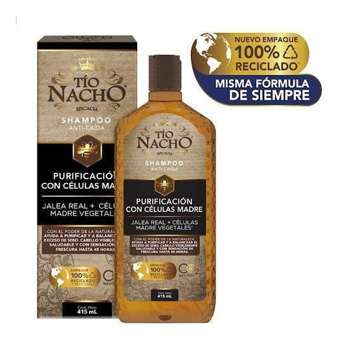 Tio Nacho Shampoo Purificación Células Madre X 415ml