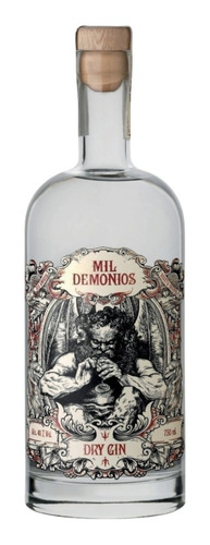Gin Mil Demonios Dry 750 Ml