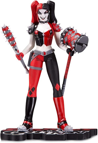 Dc Direct Harley Quinn Rojo Blanco Y Negro - Harley Quinn P.