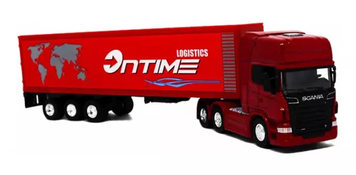 1) Miniatura Caminhão Coca-cola Carreta Scania V8 R730, Frete grátis em  2023