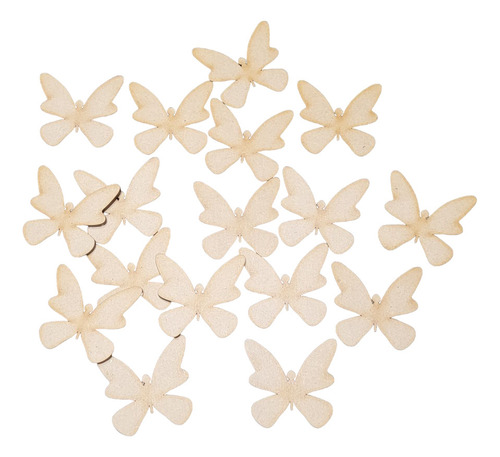 50 Figuras Mariposas 2.5cm En Madera Mdf 3mm