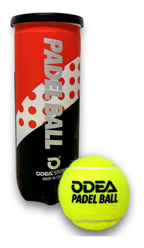 Pelota Odea Pro Padel: Tubo Por 3 (distribuidor Oficial)