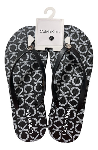 Sandalias Calvin Klein Flip Flop Originales Negras