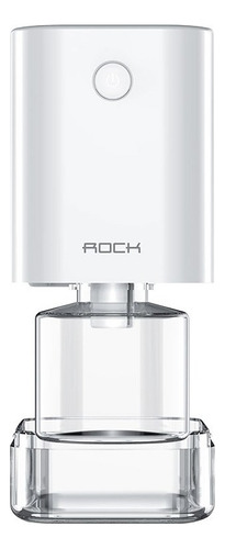 Mini Dispenser Automático Rock Alcool Spray Pulverizador Cor Branco