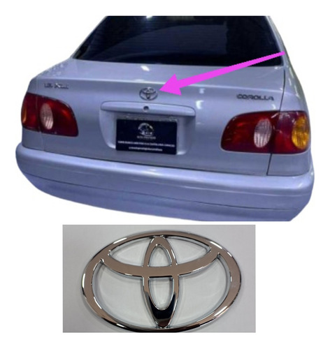 Emblema  De Maleta Toyota Corolla 1998/2002