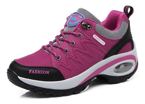 Zapatillas Deportivas De Mujer Con Tacón De 6 Cm