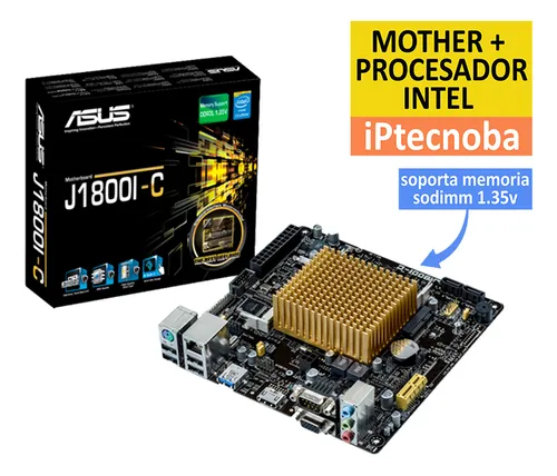 Mother Y Micro Asus J1800i-c Dual-core P/sodimm Ddr3 L 1.35v (Usado)