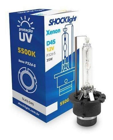 Lâmpada Xenon D4s 5500k 35w 12v Shocklight