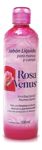 Caja Jabón Líquido Rosa Venus De 500ml 12 Botellas