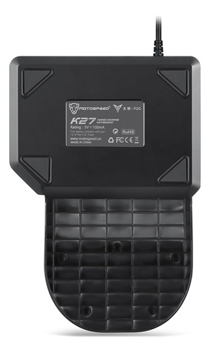 Teclado Mecânico De Uma Mão Motospeed K27 27 Teclas Com Fio