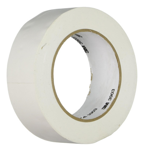 Cinta Adhesiva Para Ductos 3903 De 3m; De Vinilo  Blanco  1