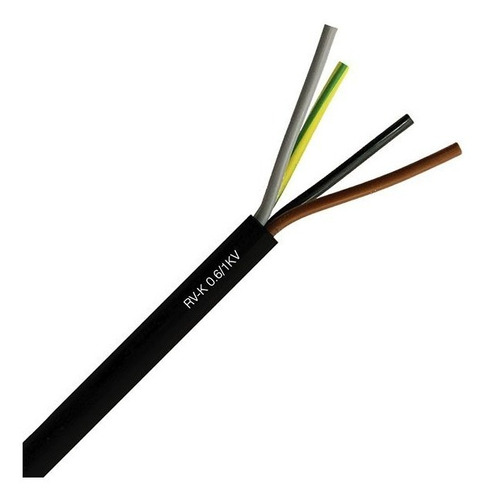 Cordon Electrico Rv-k 4 X 1,5mm Cable De Cobre 10 Metros