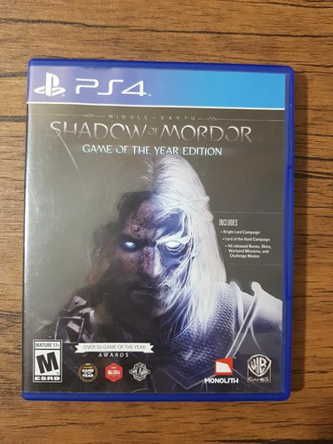 Shadow Of Mordor Playstation 4 Ps4 Buen Estado !!