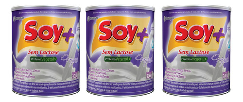 Suprasoy Soy + Original Sem Lactose 3x300g-supra Soy