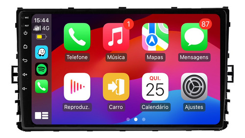Multimidia Polo 17/23 9p Adak G2 Android 14 Carplay 2gb 64gb