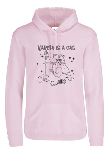 Sudadera Taylor Swift Karma Is A Cat Con Gorro