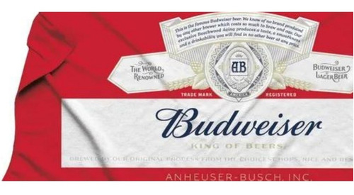 Toalla/pareo Budweiser - Cerveza Store