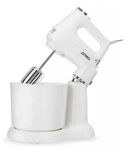 Batidora De Mano C/bowl Turbo Atma Bm-8740bap 200w Blanca