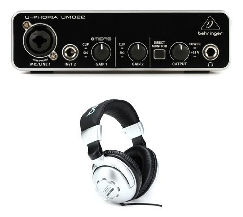 Behringer Umc22 U-phoria Audio Interface