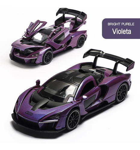 Miniaturas Metal Carros Mclaren Senna Abre Puertas Coleccion