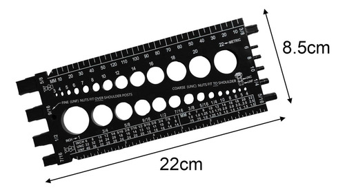 Tuerca Tornillo Taladro Rosca Tornillo Calibre Multiusos