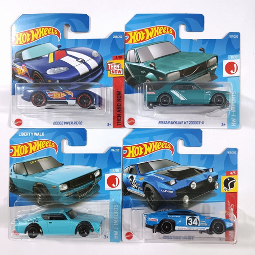 Carros Hot Wheels Originales Pack 4 Unidades