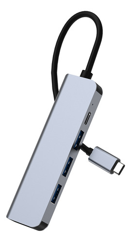 Estación De Acoplamiento Usb C, Hub C 5 En 1, Compatible Con