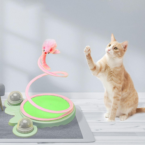 New,, Durable Pet Cat Spring Toy Scratch Kitty Play Games