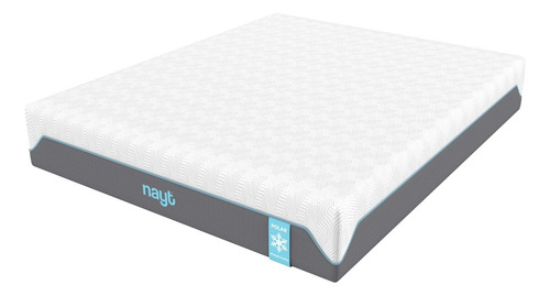 Colchón En Caja Memory Foam Y Resortes Nayt Polar King Size