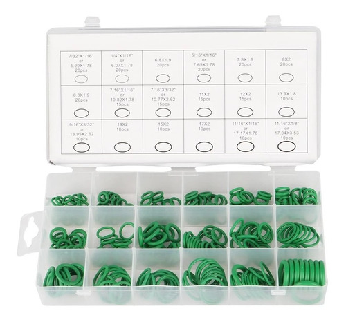 Caja Set Estuche Kit Oring Sellos 18 Tamaños 270 Pcs Tienda