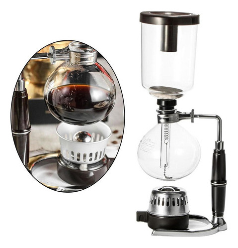 . Cafetera De Sifón Cafetera Vacía De 160x110x360 Mm